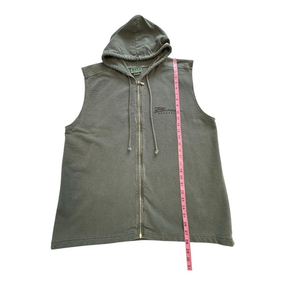 BOCA Hoodie Vest Sleeveless Vintage 1990s - Size Medium/ Large - Picture 6 of 8